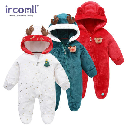 Ircomll Newborn Baby Christmas Jumpsuit