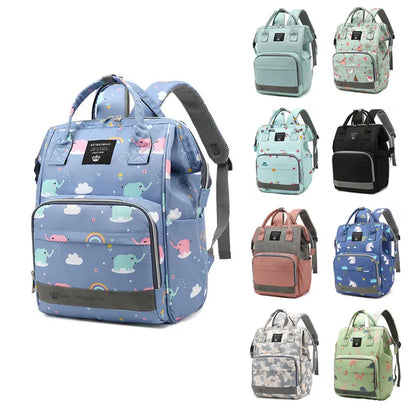 Large Capacity Waterproof Diaper Backpack