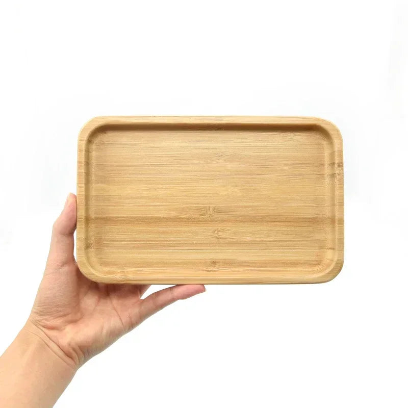 Natural Bamboo Children’s Feeding Tray Set