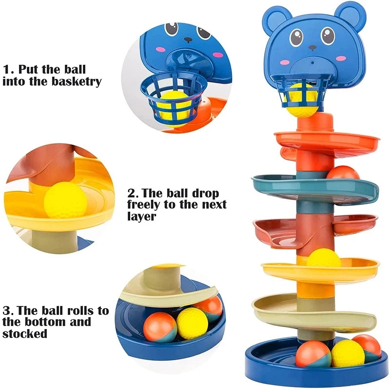 Montessori Rolling Ball Tower