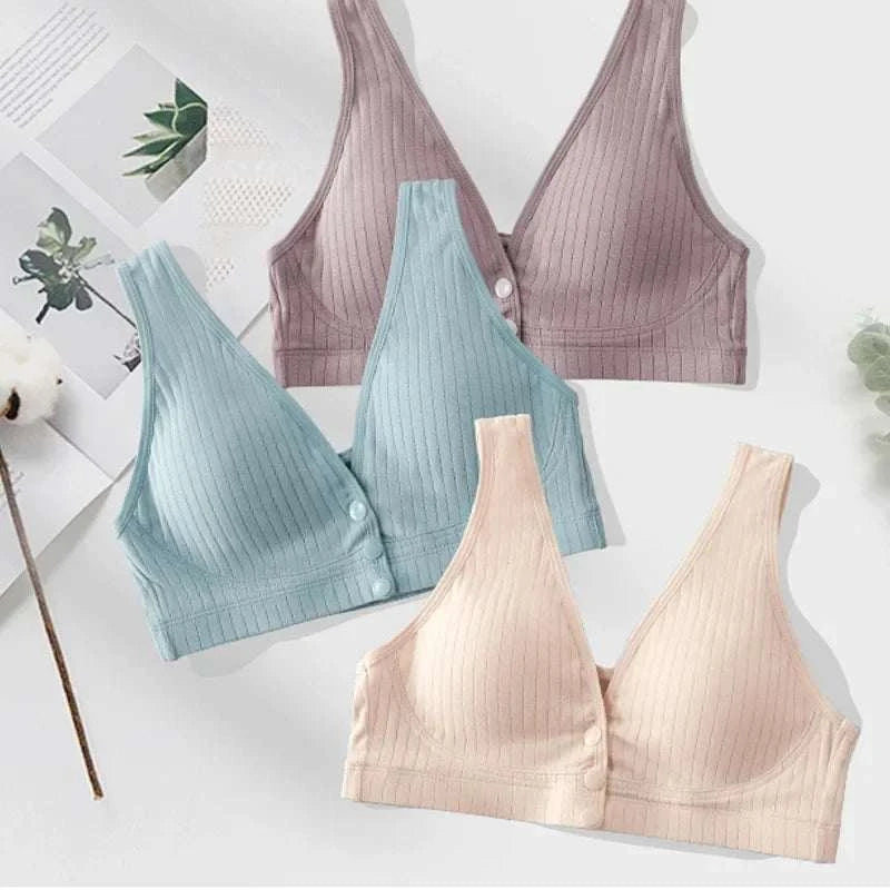 Pure Cotton Plus Size Nursing Bra