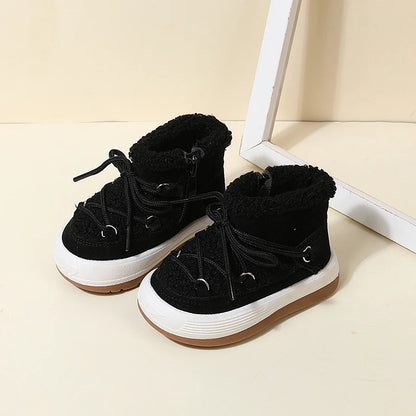 Baby Plush Rubber Sole Boots