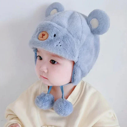 Cute Winter Warm Kids' Fleece Wool Hats