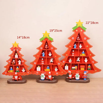 Creative Wooden Christmas Tree Ornaments