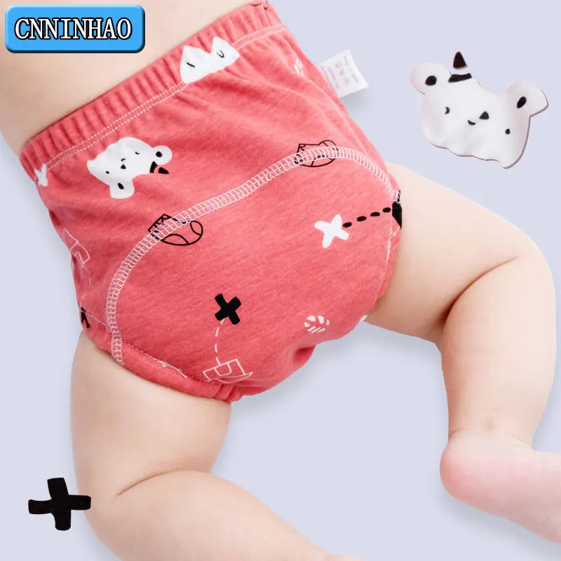 Layer Newborn Cartoon Baby Cloth Diaper