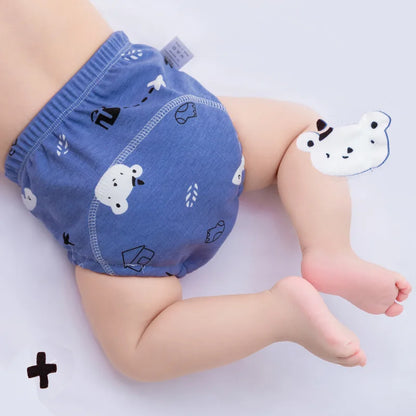 Layer Newborn Cartoon Baby Cloth Diaper