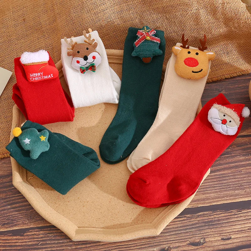 Cozy Christmas Newborn & Toddler Socks