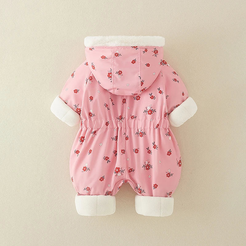 Winter Baby Snowsuit with Fur Lining