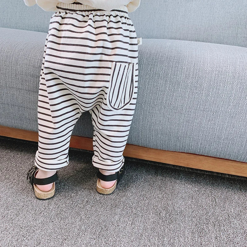 Cotton Striped Harem Pants for Kids