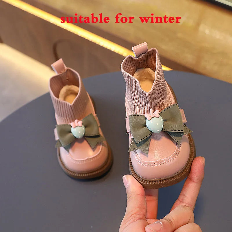 Elegant Winter Infant Girl's Sock Boots