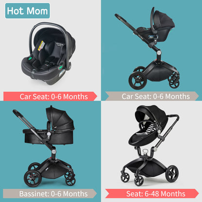 Hot Mom 3-in-1 Baby Pushchair