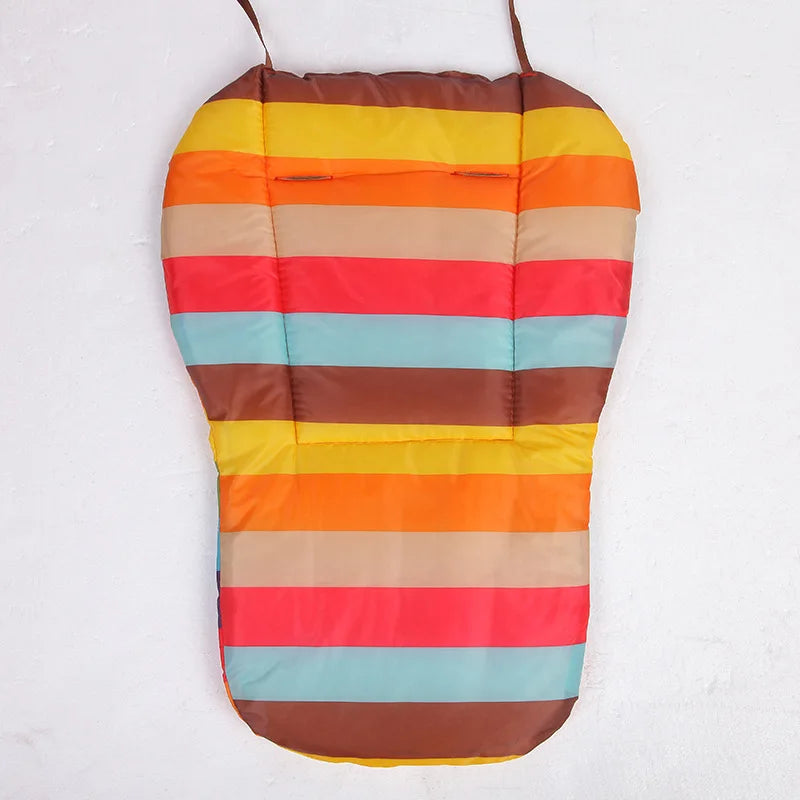 Soft Rainbow Stroller Seat Cushion