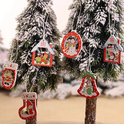 Wooden Snowflake Ornaments