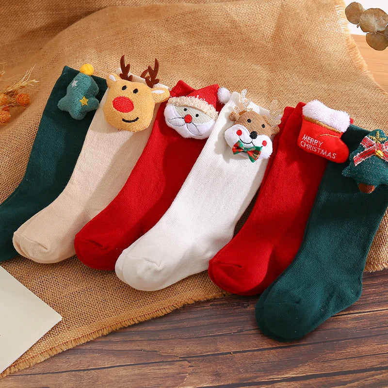 Cozy Christmas Newborn & Toddler Socks