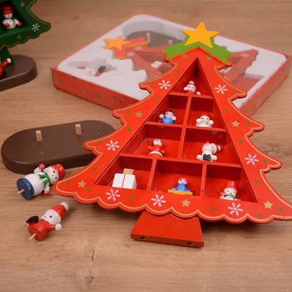 Creative Wooden Christmas Tree Ornaments