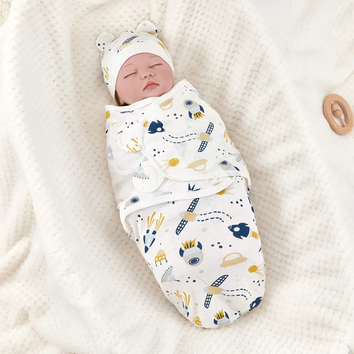 Cotton Printed Anti shock Cotton Printed Swaddle