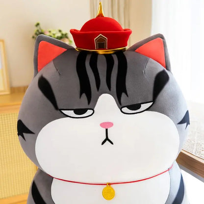 Kawaii Emperor Cat Plush Toy