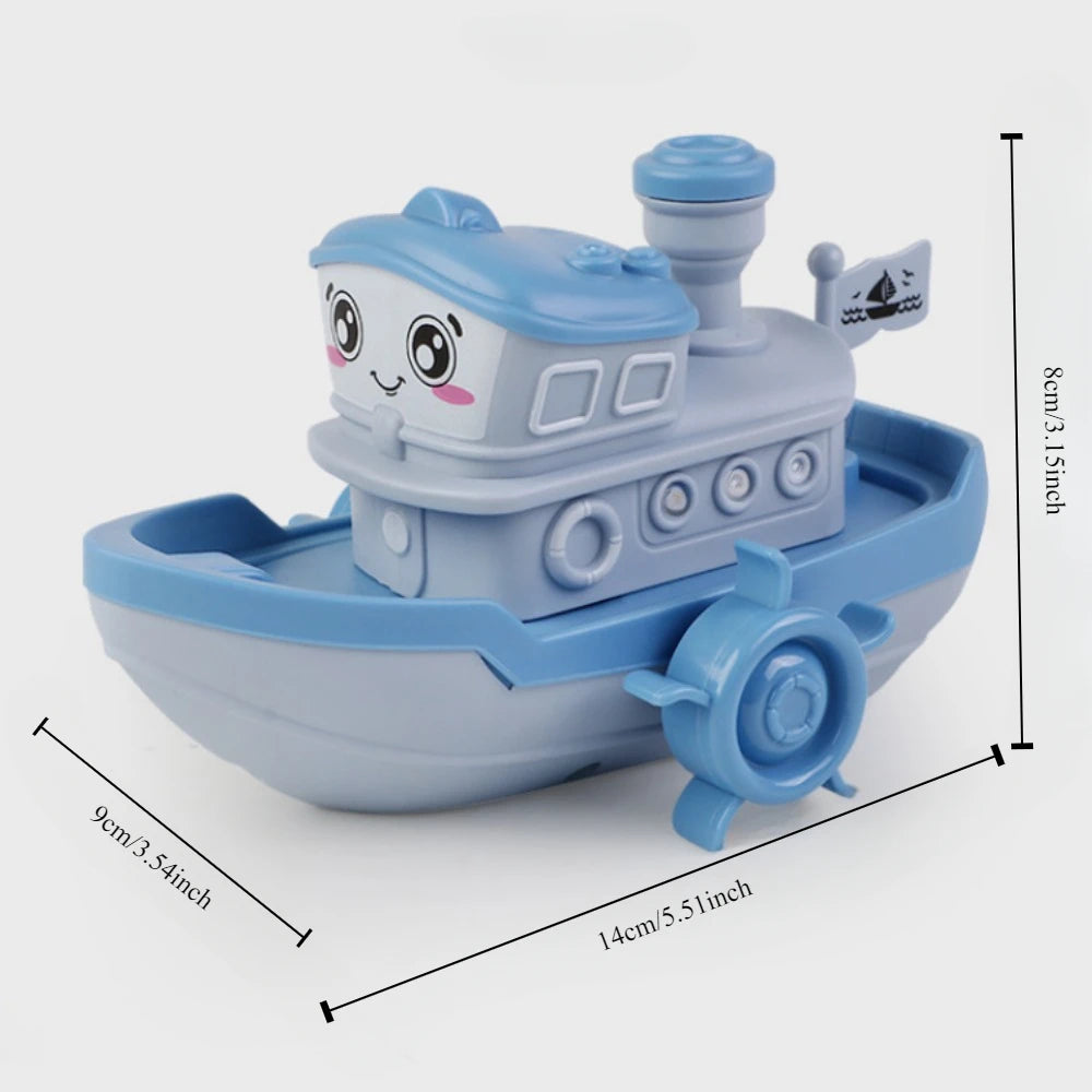 Cartoon Ship Baby Bath Toy