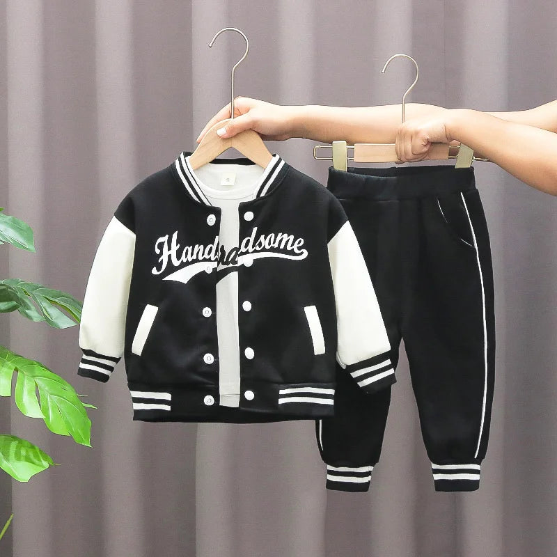 Kids Baseball Casual Sports Suit