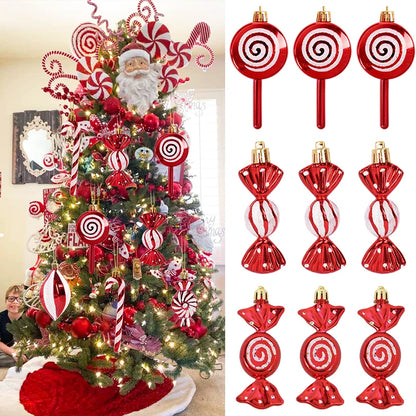 Christmas Lollipop Candy Cane Ornaments