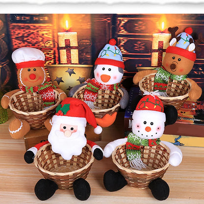 Santa Claus Candy Storage Basket