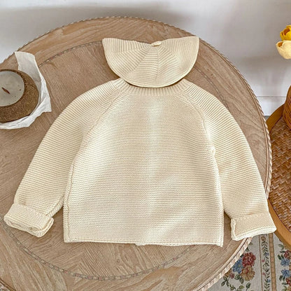 Autumn Embroidered Baby Sweater