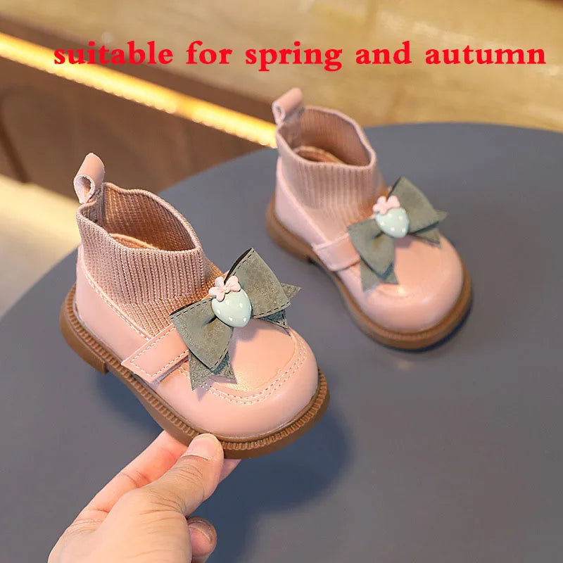 Elegant Winter Infant Girl's Sock Boots