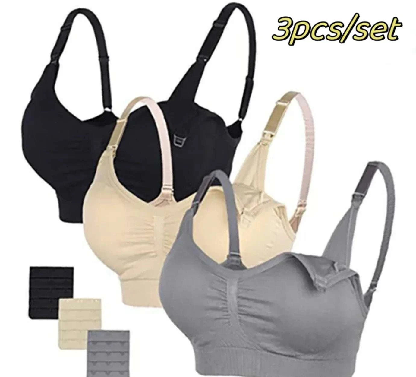 Maternity Nursing Bras Set