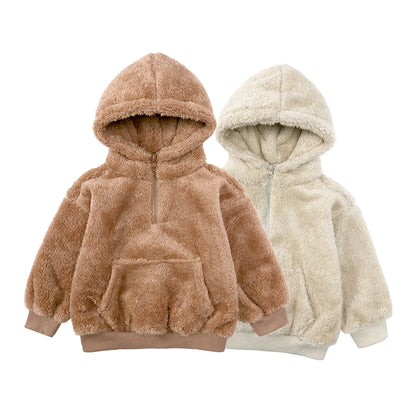 Toddler 3D Bear Ears Winter Jacket