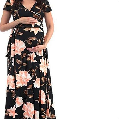 Floral Print Maternity Dress