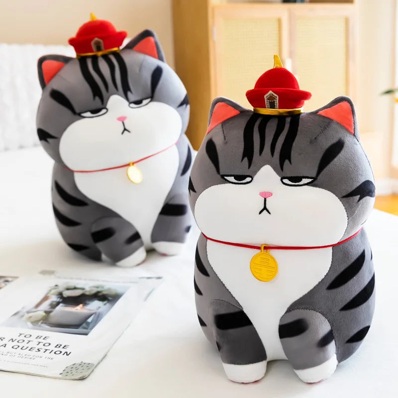 Kawaii Emperor Cat Plush Toy