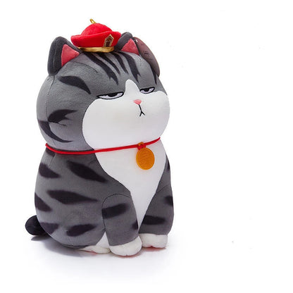 Kawaii Emperor Cat Plush Toy