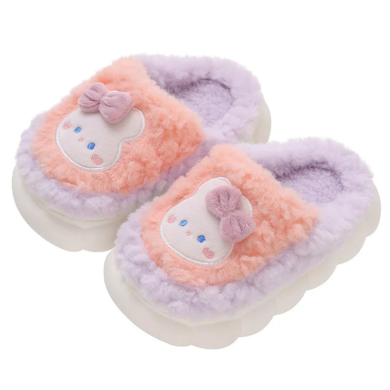 Cute Cartoon Rabbit Cotton Slippers