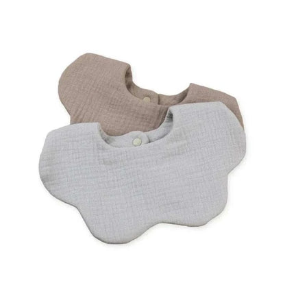 Triangle Scarf Solid Color Soft Cotton Baby Bib