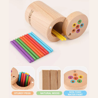 Montessori Color Matching Wooden Game