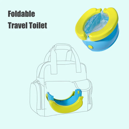 Folding Travel Baby Toilet Pot