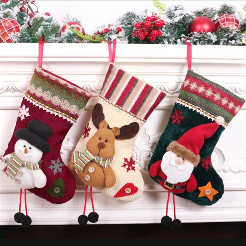 Kids' Christmas Sock Candy Bags