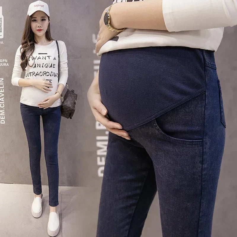 Maternity Pregnancy Stretch Denim Pants