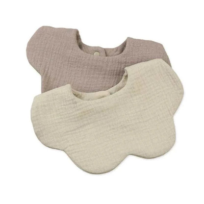 Triangle Scarf Solid Color Soft Cotton Baby Bib