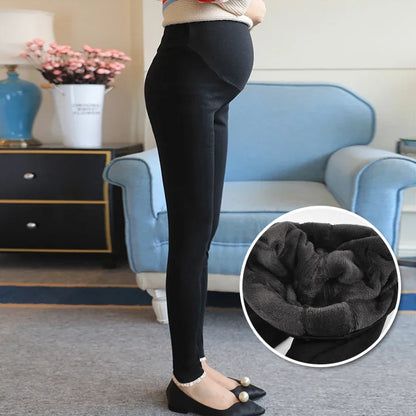 Warm Velvet Maternity Leggings