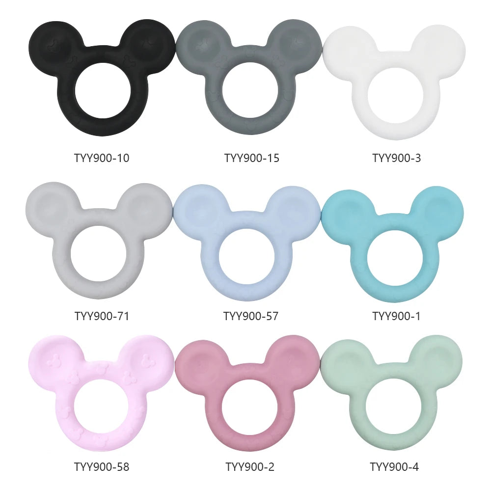 Cartoon Mickey Silicone Teether Toy