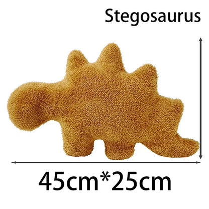 Dino Chicken Nugget Plush Pillow