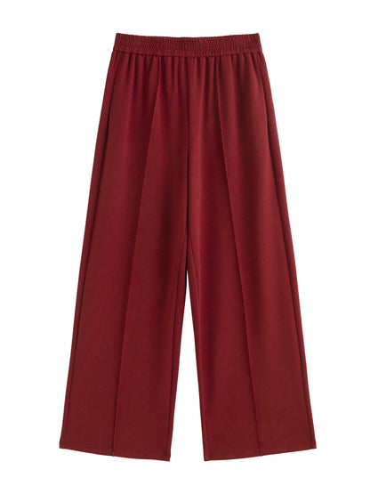 Women's High Waist Wide Leg Casual Pants