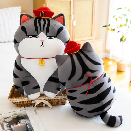 Kawaii Emperor Cat Plush Toy