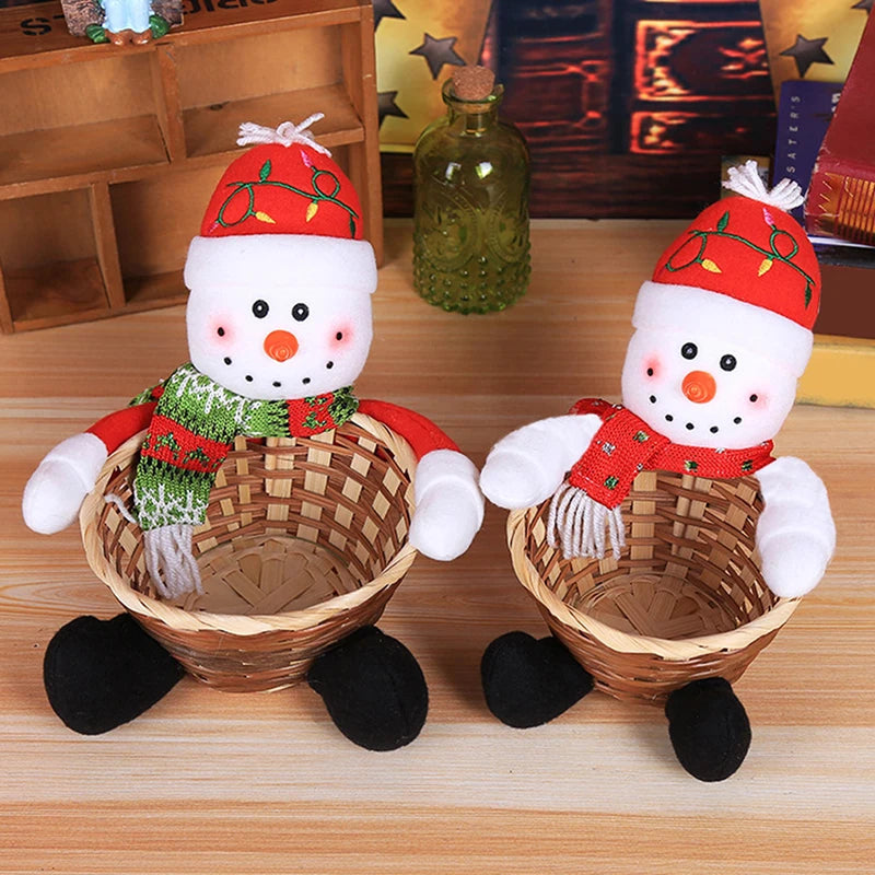 Santa Claus Candy Storage Basket