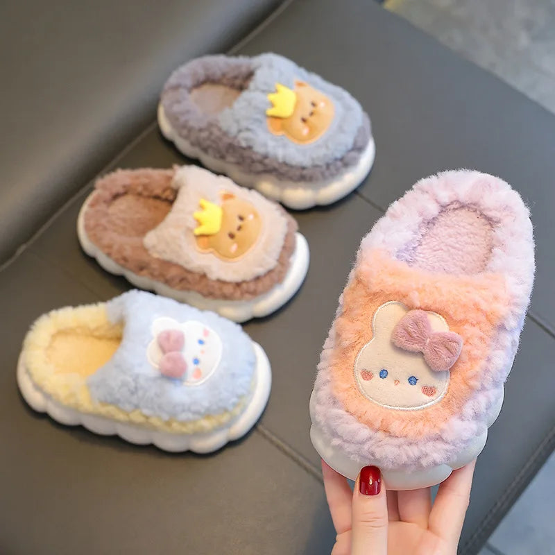 Cute Cartoon Rabbit Cotton Slippers