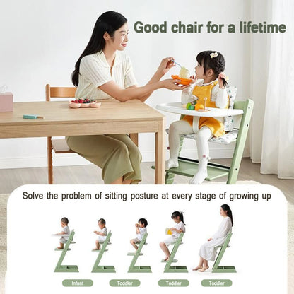 Solid Wood Baby Feeding Chair