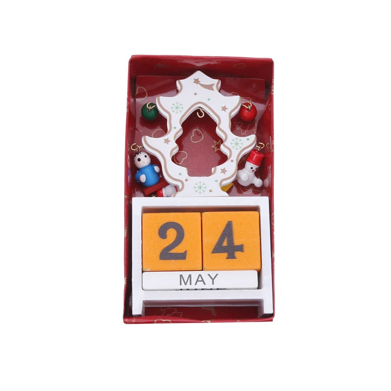 Wooden Christmas Countdown Calendar