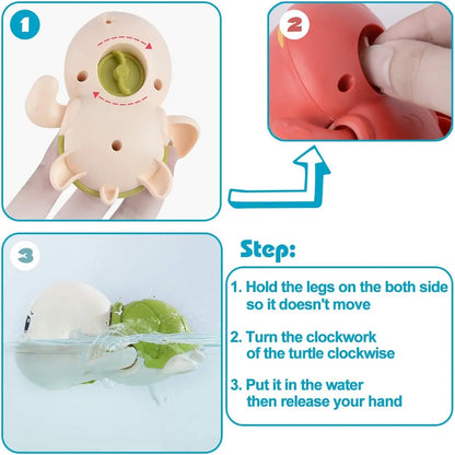 Cute Swimming Turtles Clockwork Toys