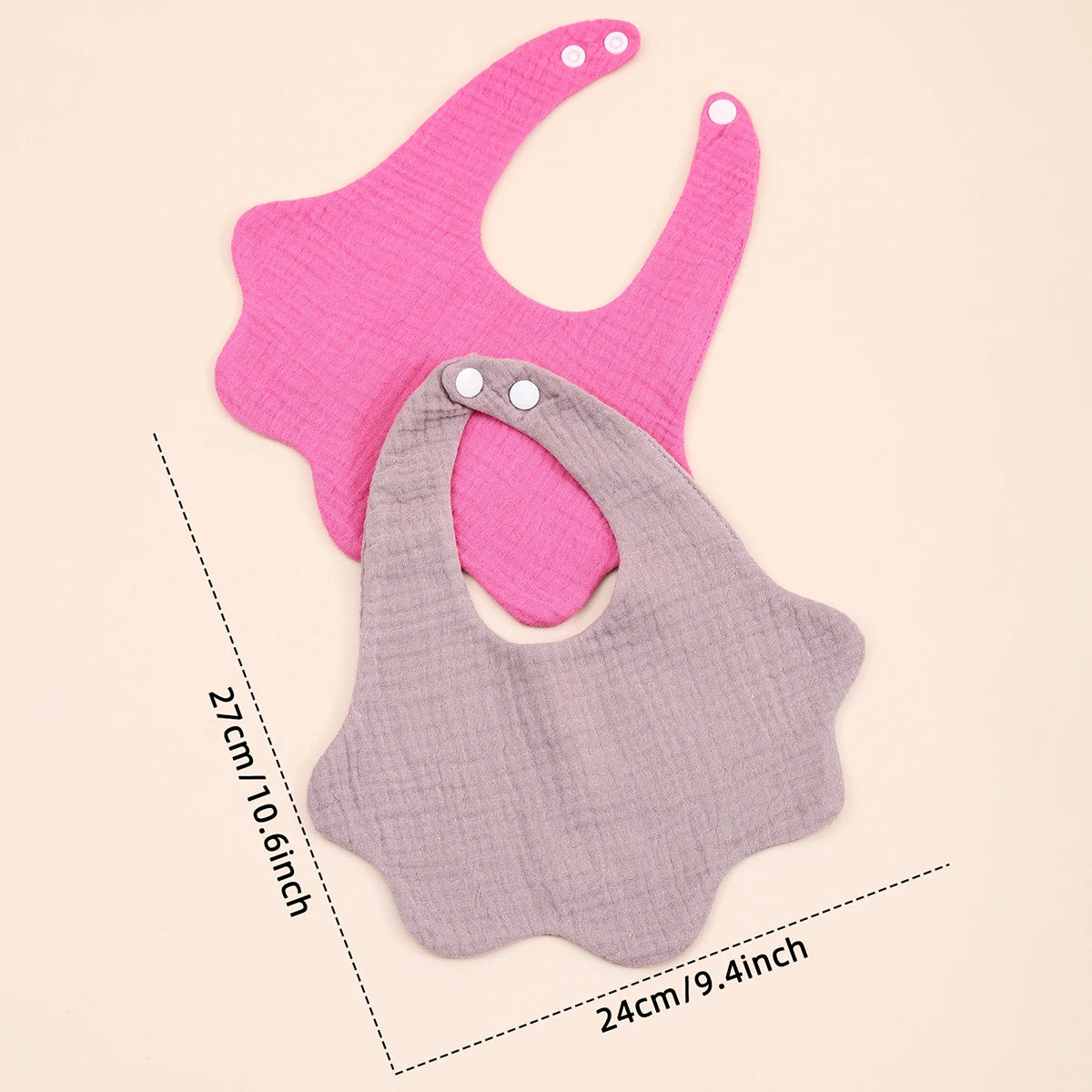 Cotton Soft Baby Print Bibs